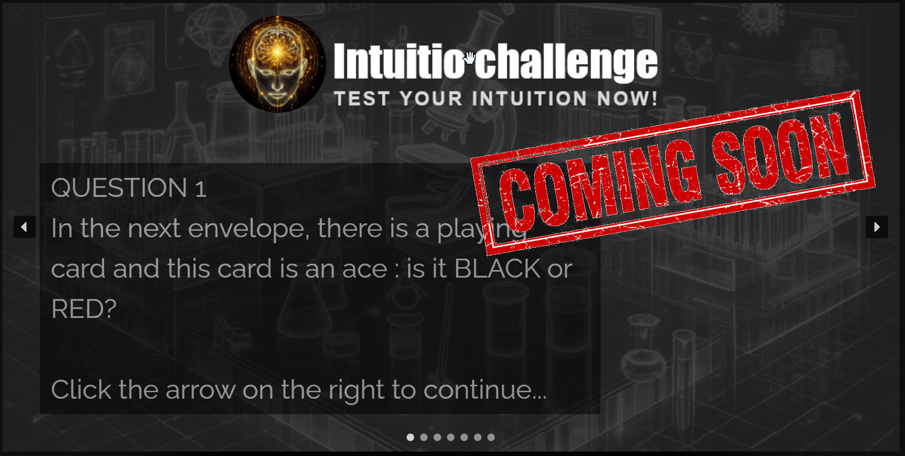 Intuitio challenge coming soon