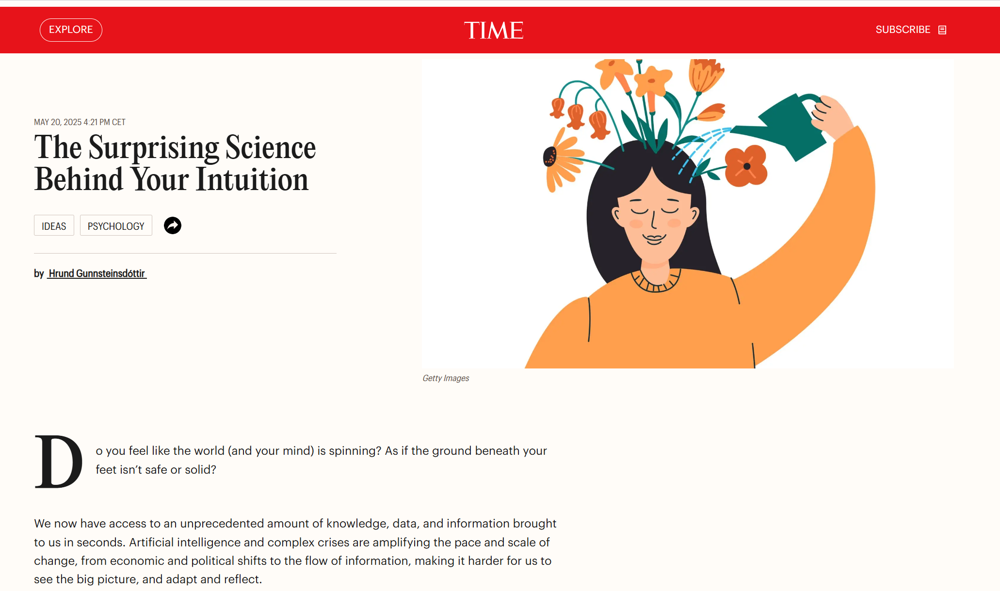 Read more about the article 🟣 The Surprising Science Behind Your Intuition